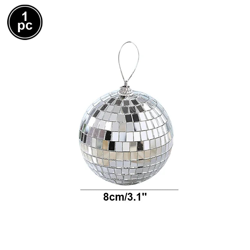 π 2-10cm Mirror Disco Balls π β¨ 70s Party & Wedding Decorations β¨