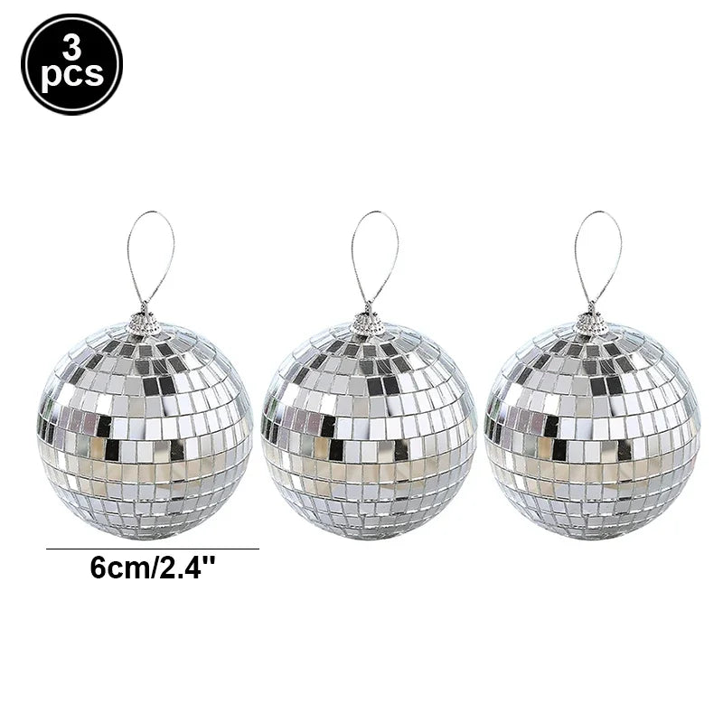 π 2-10cm Mirror Disco Balls π β¨ 70s Party & Wedding Decorations β¨
