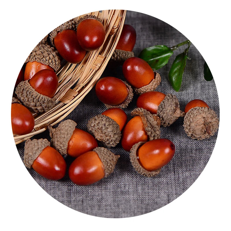 πβ¨ 20/50pcs Foam Pine Cones Mini Artificial Fake Foam Fruit And Vegetables Berries Artificial Flower Wedding Christmas Tree Decor β¨π
