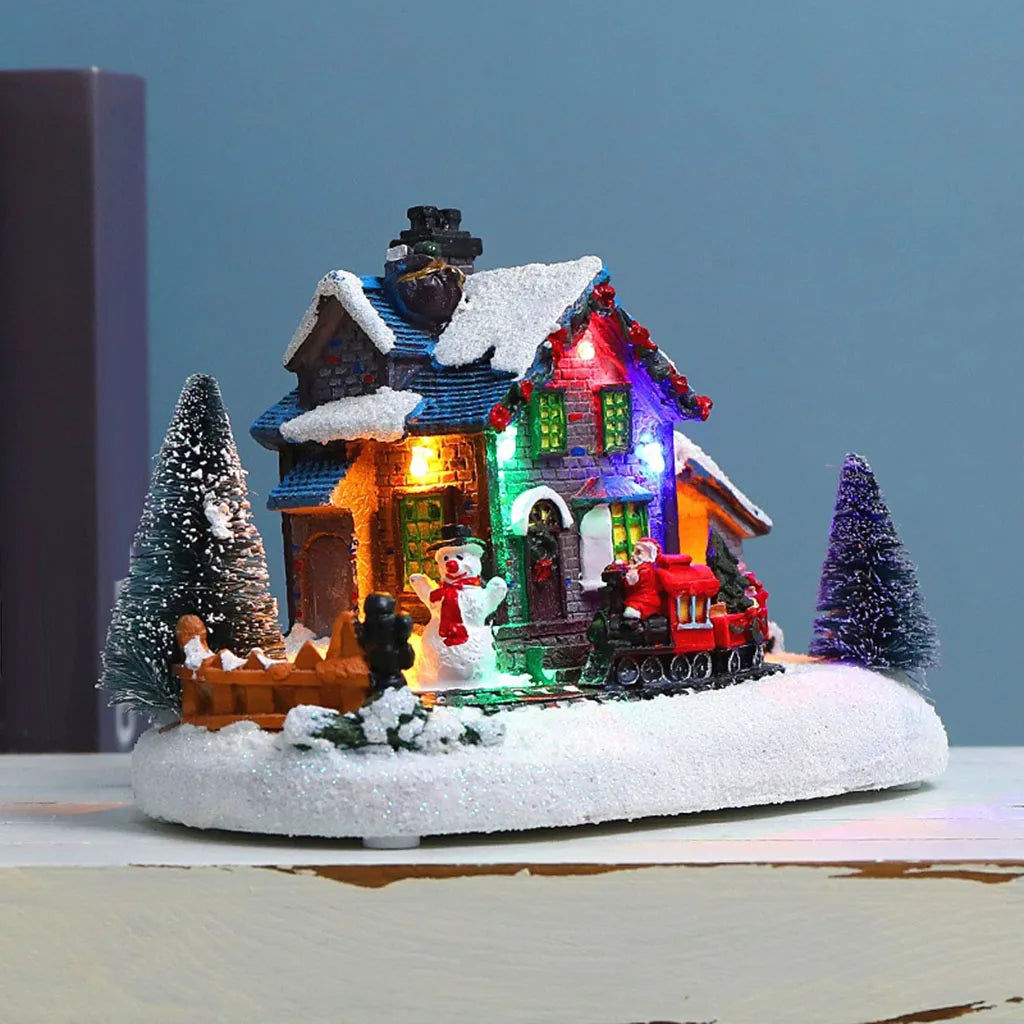 Christmas Luminous House – Musical Tabletop Ornament