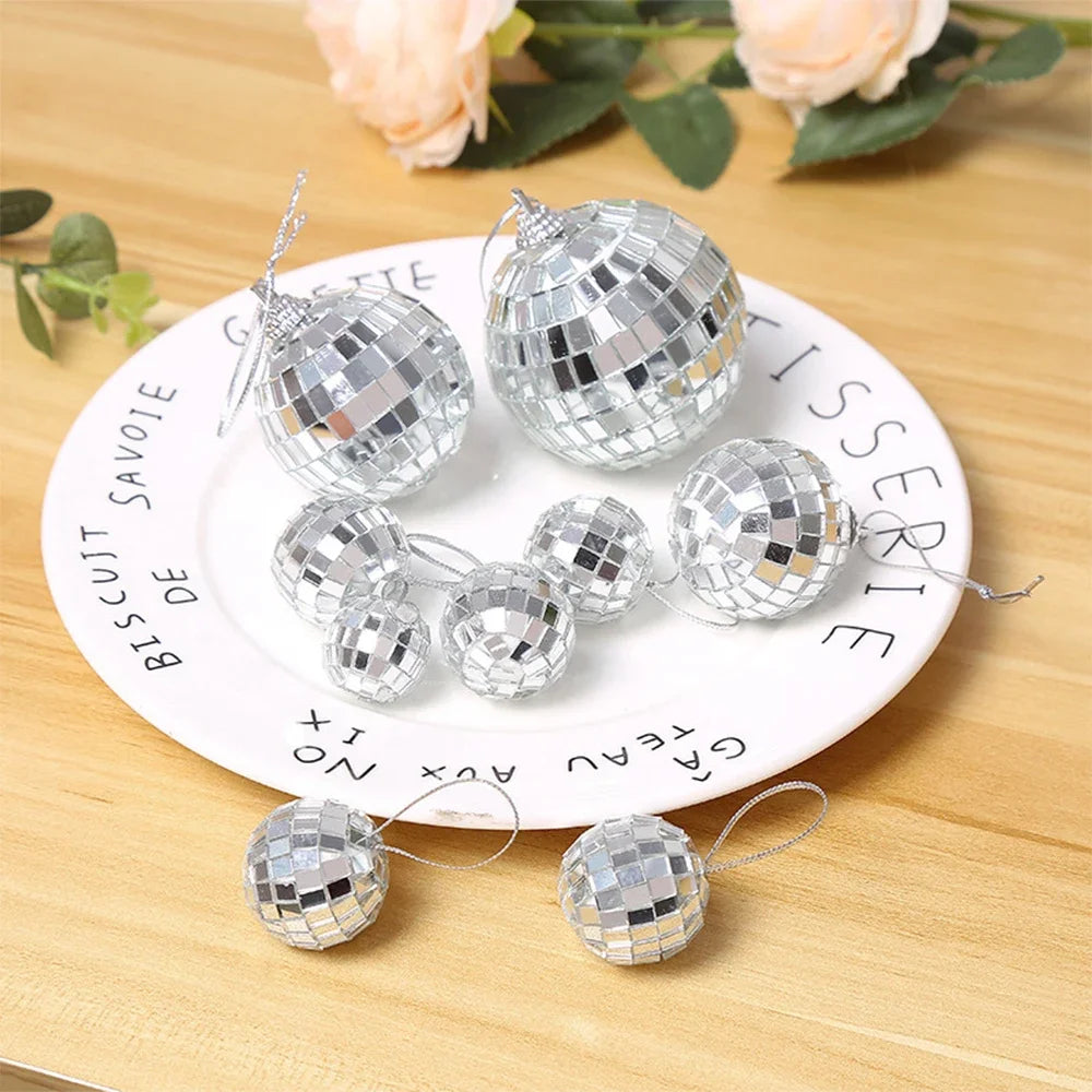 π 2-10cm Mirror Disco Balls π β¨ 70s Party & Wedding Decorations β¨