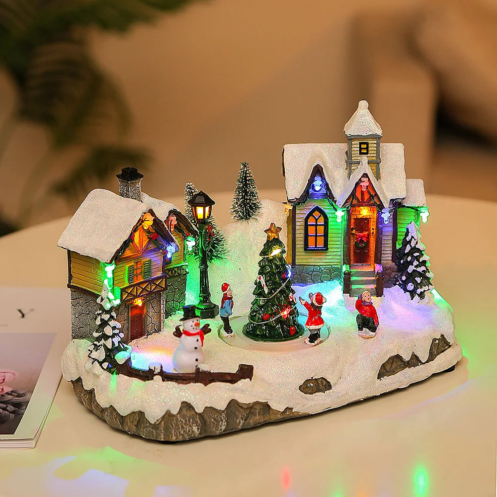 Christmas Luminous House – Musical Tabletop Ornament
