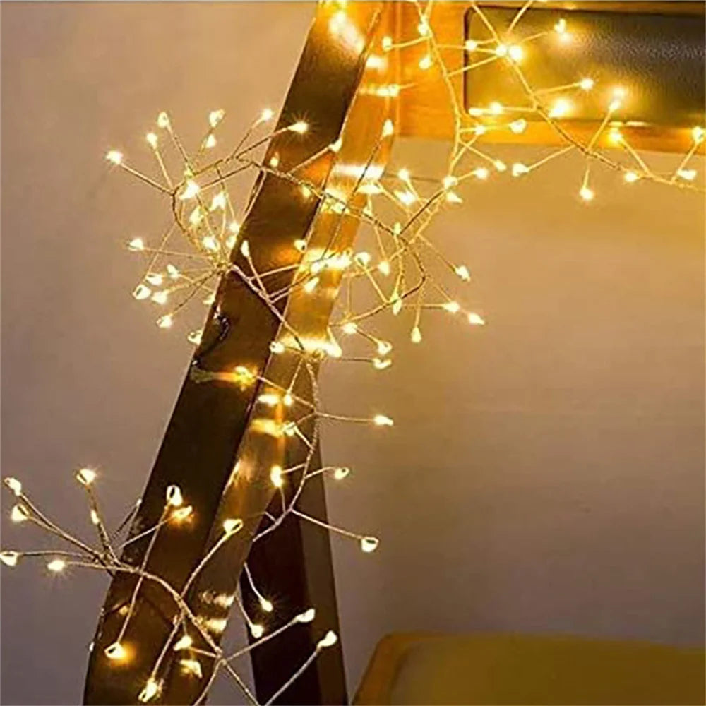 β¨ 3M/9M/12M Standard LED Christmas Garland Light β Starry Cluster Light with Remote, USB Powered π
