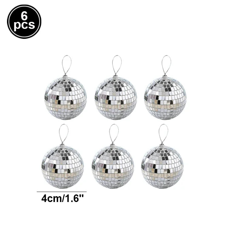 π 2-10cm Mirror Disco Balls π β¨ 70s Party & Wedding Decorations β¨