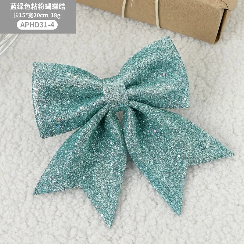š 20cm Large Bows Christmas Tree Bowknot Ornaments ā Perfect for Indoor & Outdoor Christmas Decorations š