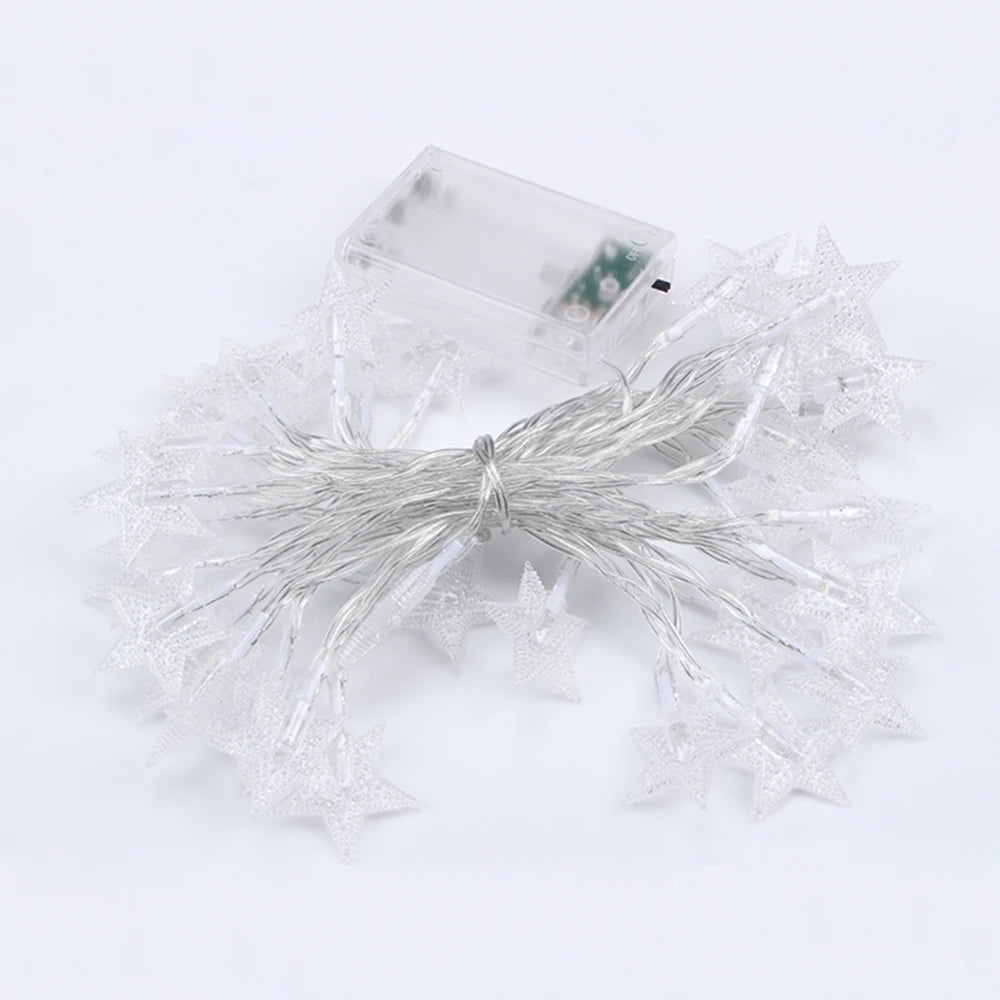 β¨ Star String Fairy Lights β Outdoor & Christmas Decor β¨