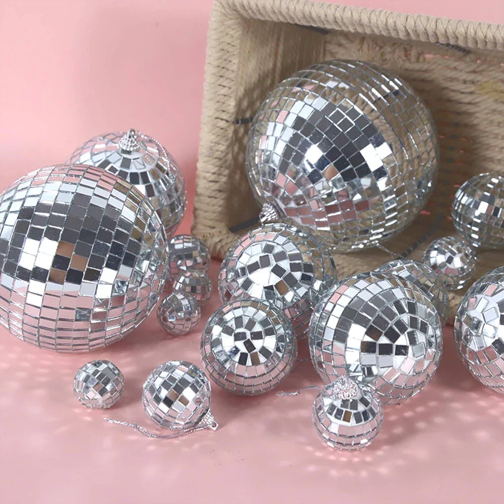 π 2-10cm Mirror Disco Balls π β¨ 70s Party & Wedding Decorations β¨