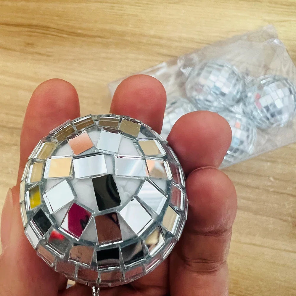 π 2-10cm Mirror Disco Balls π β¨ 70s Party & Wedding Decorations β¨