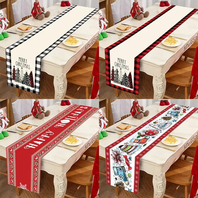 Merry Christmas Table Runner – Holiday Home Decor
