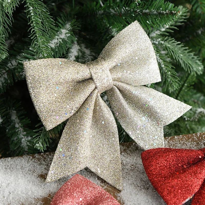 š 20cm Large Bows Christmas Tree Bowknot Ornaments ā Perfect for Indoor & Outdoor Christmas Decorations š