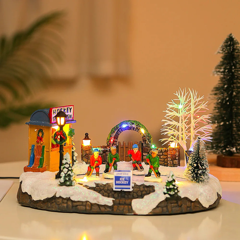 Christmas Luminous House – Musical Tabletop Ornament