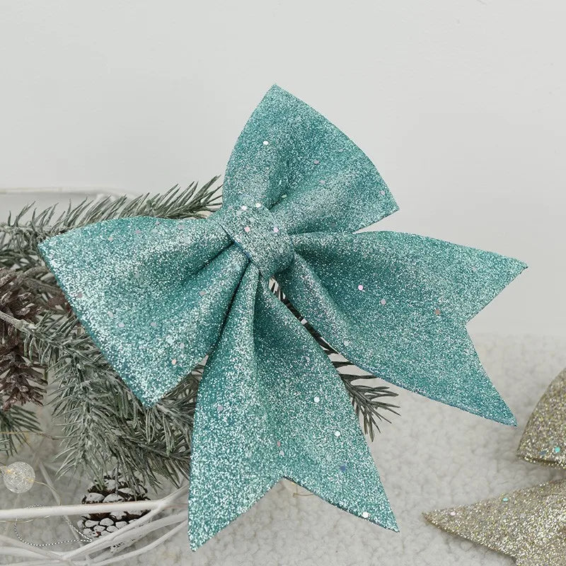 š 20cm Large Bows Christmas Tree Bowknot Ornaments ā Perfect for Indoor & Outdoor Christmas Decorations š