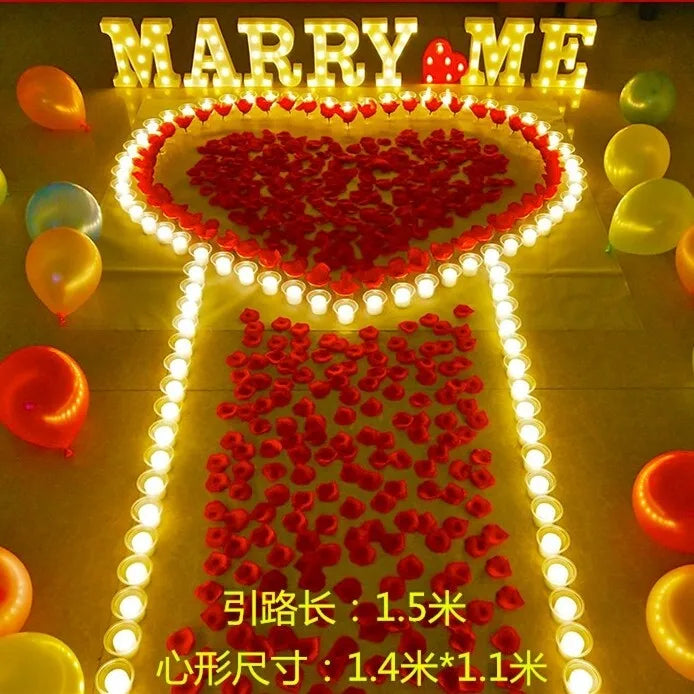 Luminous Letter Lamps β Christmas Party Glow