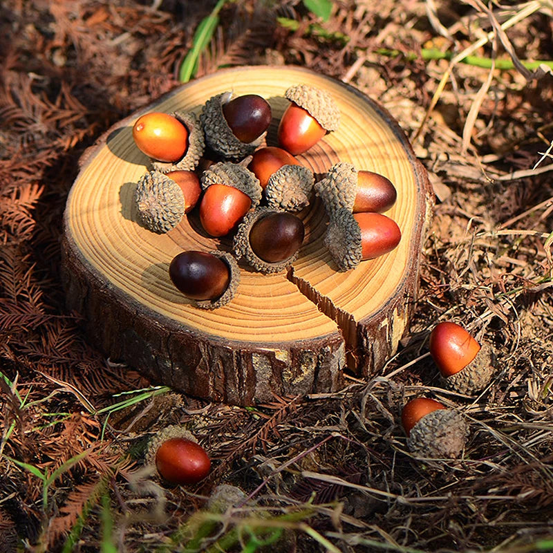 πβ¨ 20/50pcs Foam Pine Cones Mini Artificial Fake Foam Fruit And Vegetables Berries Artificial Flower Wedding Christmas Tree Decor β¨π