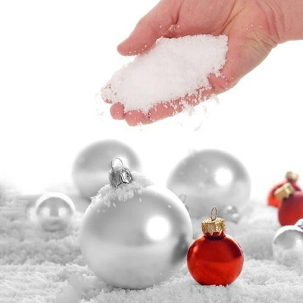 ❄️ Pretend Fake Insta-Snow Christmas Tree Decoration Indoor Snowflake DIY Snow Scene ❄️