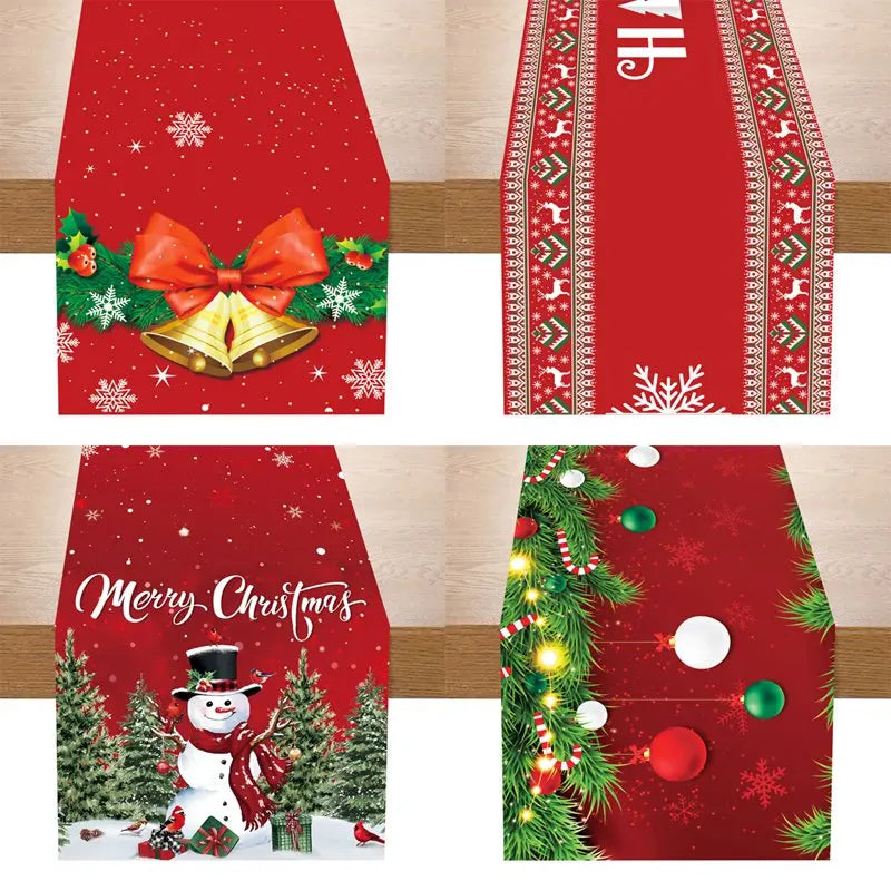 Merry Christmas Table Runner – Holiday Home Decor