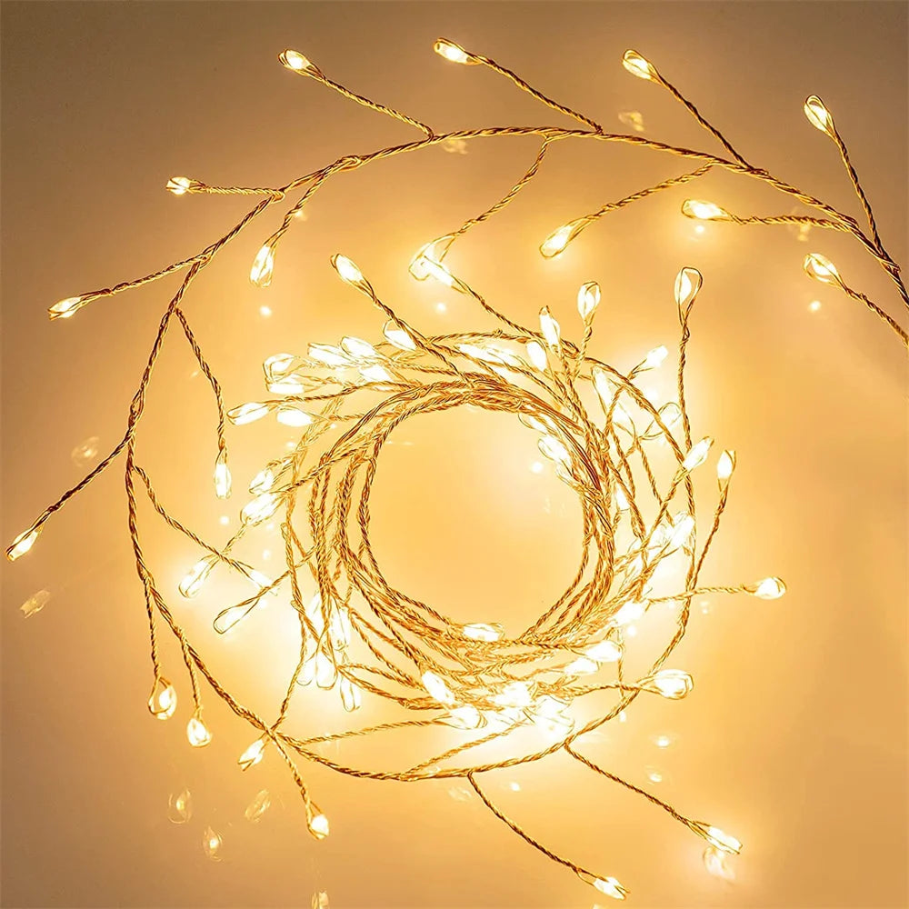 β¨ 3M/9M/12M Standard LED Christmas Garland Light β Starry Cluster Light with Remote, USB Powered π