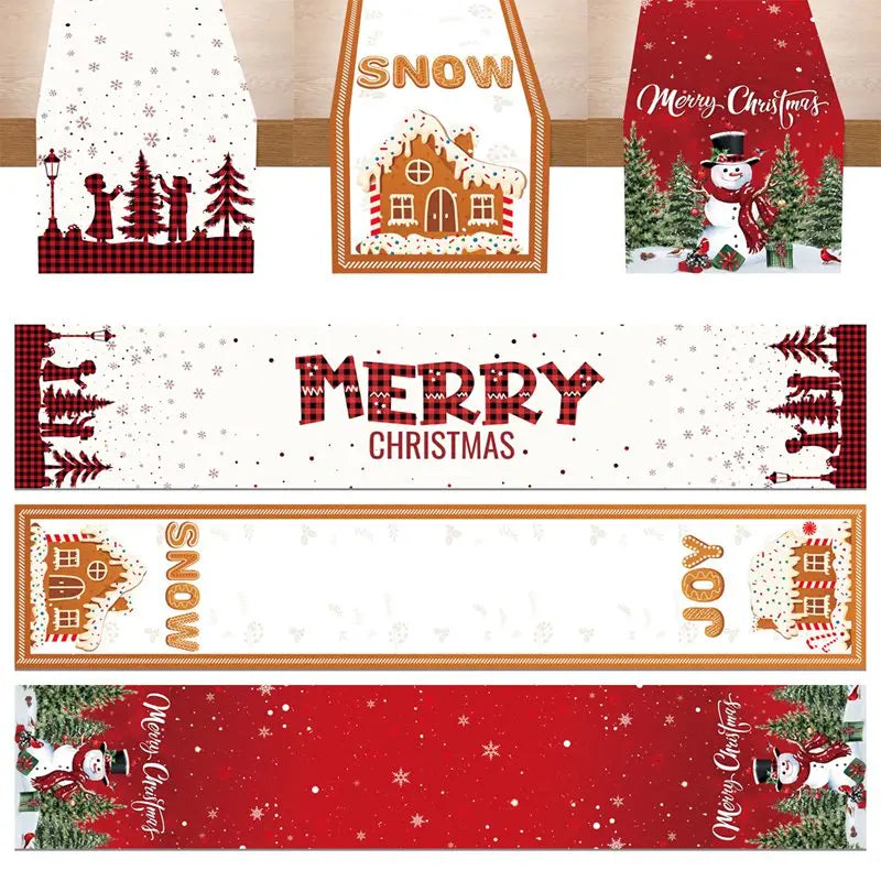 Merry Christmas Table Runner – Holiday Home Decor