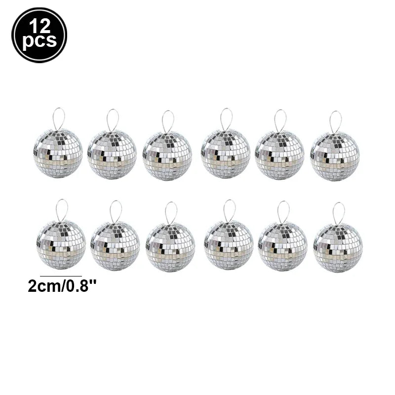 π 2-10cm Mirror Disco Balls π β¨ 70s Party & Wedding Decorations β¨