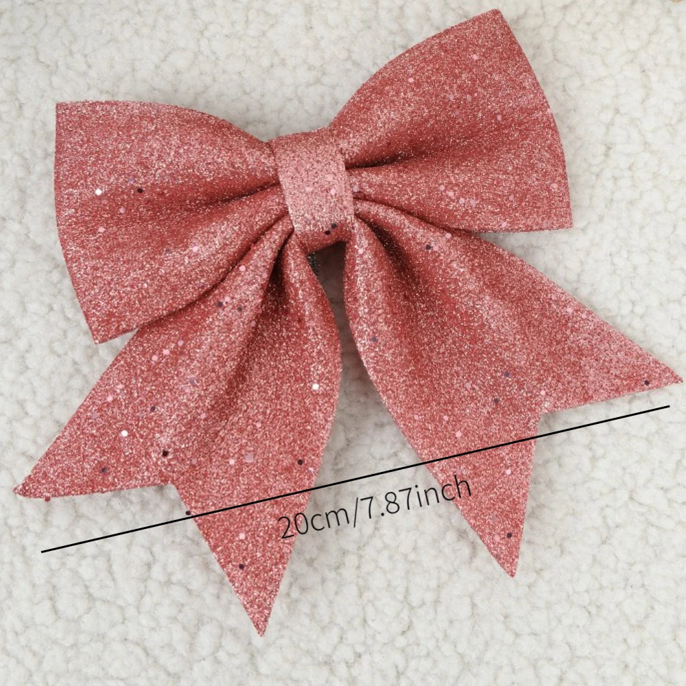 š 20cm Large Bows Christmas Tree Bowknot Ornaments ā Perfect for Indoor & Outdoor Christmas Decorations š