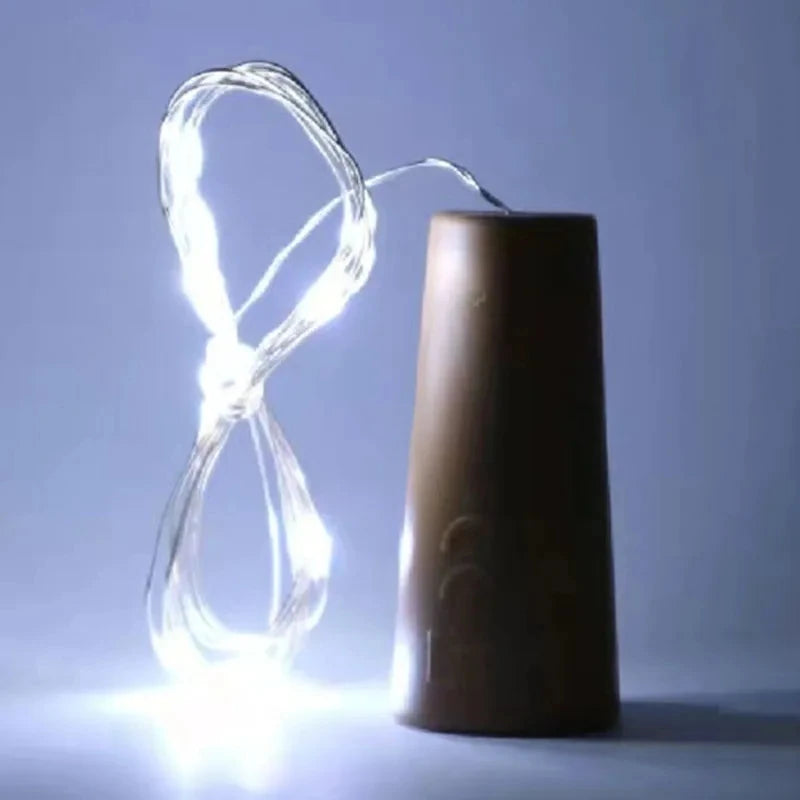 ✨ 10pcs Solar Xmas Bottle String Lights ✨