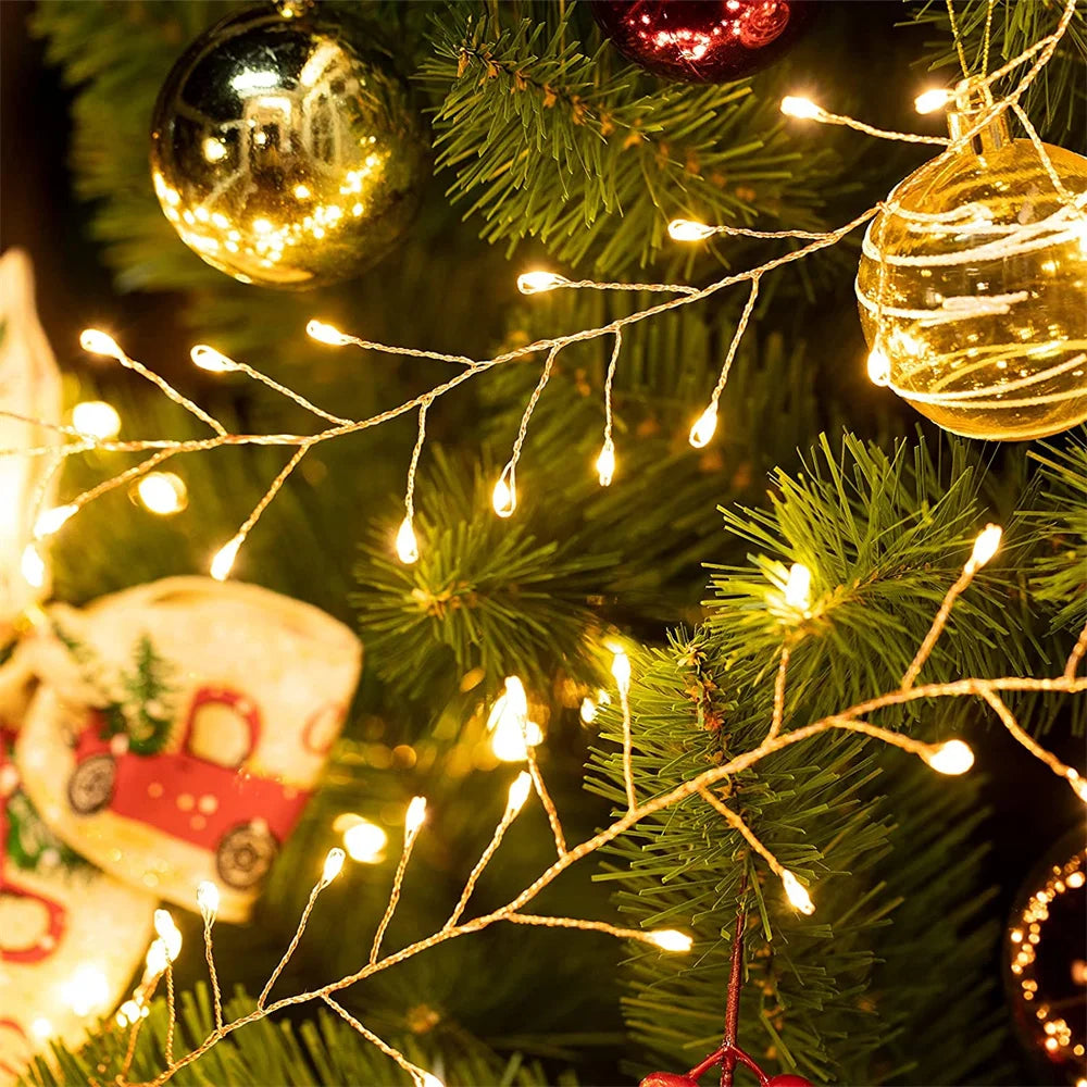 β¨ 3M/9M/12M Standard LED Christmas Garland Light β Starry Cluster Light with Remote, USB Powered π