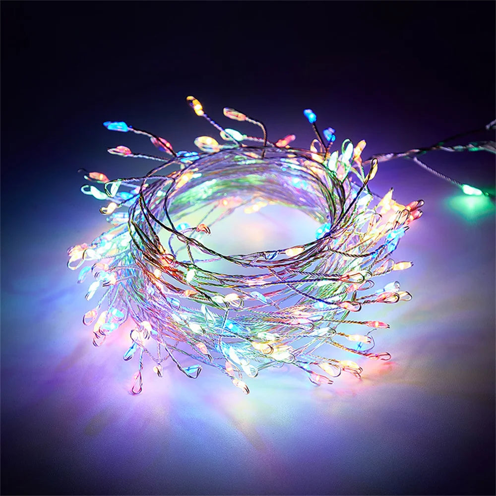 β¨ 3M/9M/12M Standard LED Christmas Garland Light β Starry Cluster Light with Remote, USB Powered π
