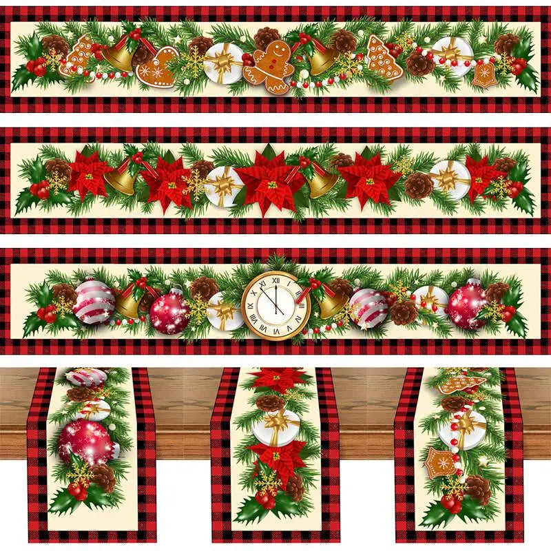 Merry Christmas Table Runner – Holiday Home Decor