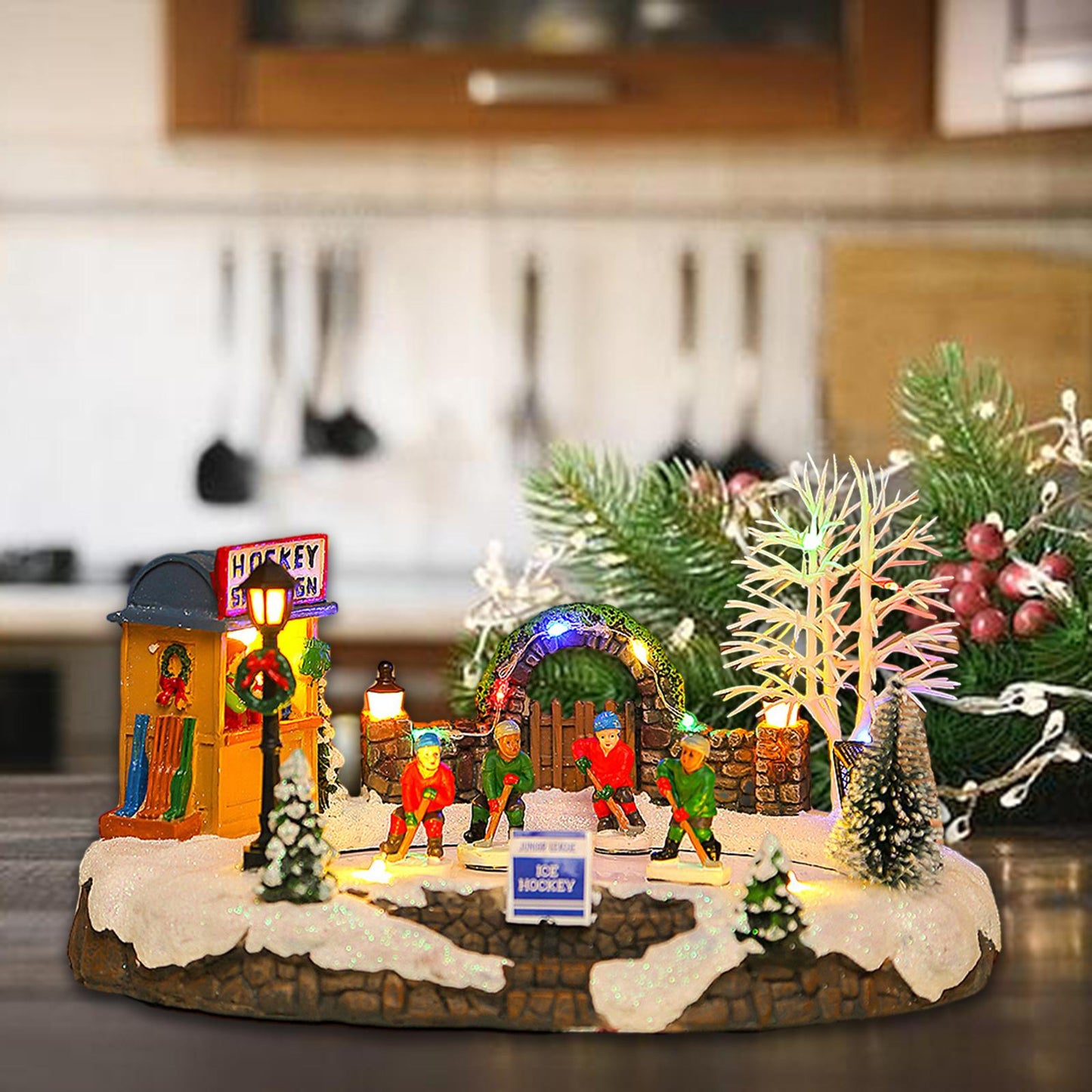Christmas Luminous House – Musical Tabletop Ornament