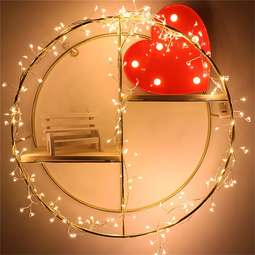 β¨ 3M/9M/12M Standard LED Christmas Garland Light β Starry Cluster Light with Remote, USB Powered π
