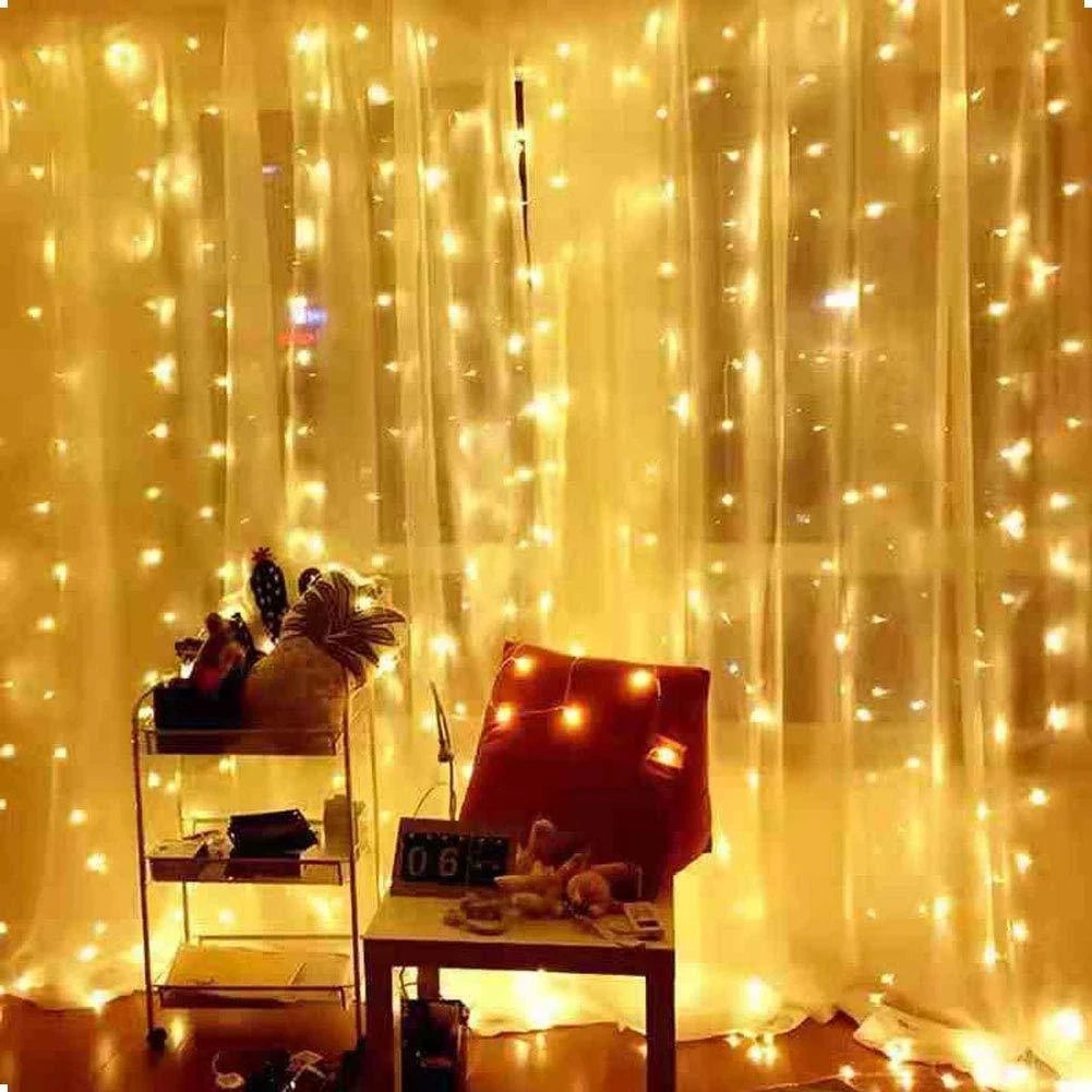✨ Christmas Lights Curtain Garland ✨