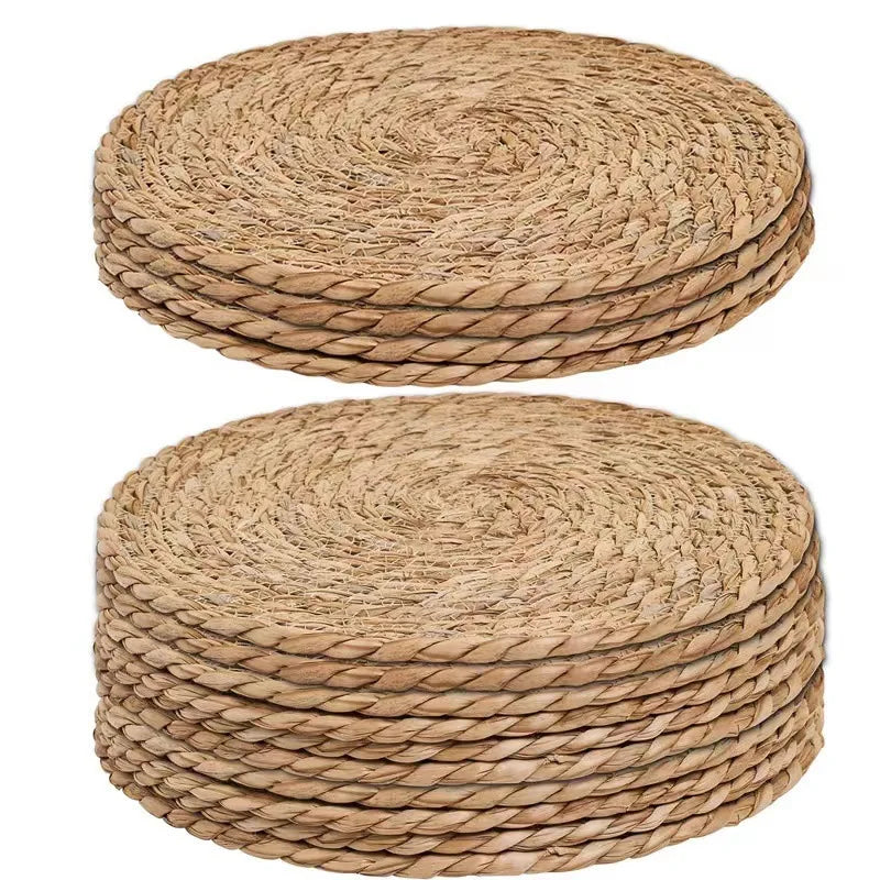 🌿 Natural Rattan Pot Mats – Rustic Dining & Wedding Decor ✨