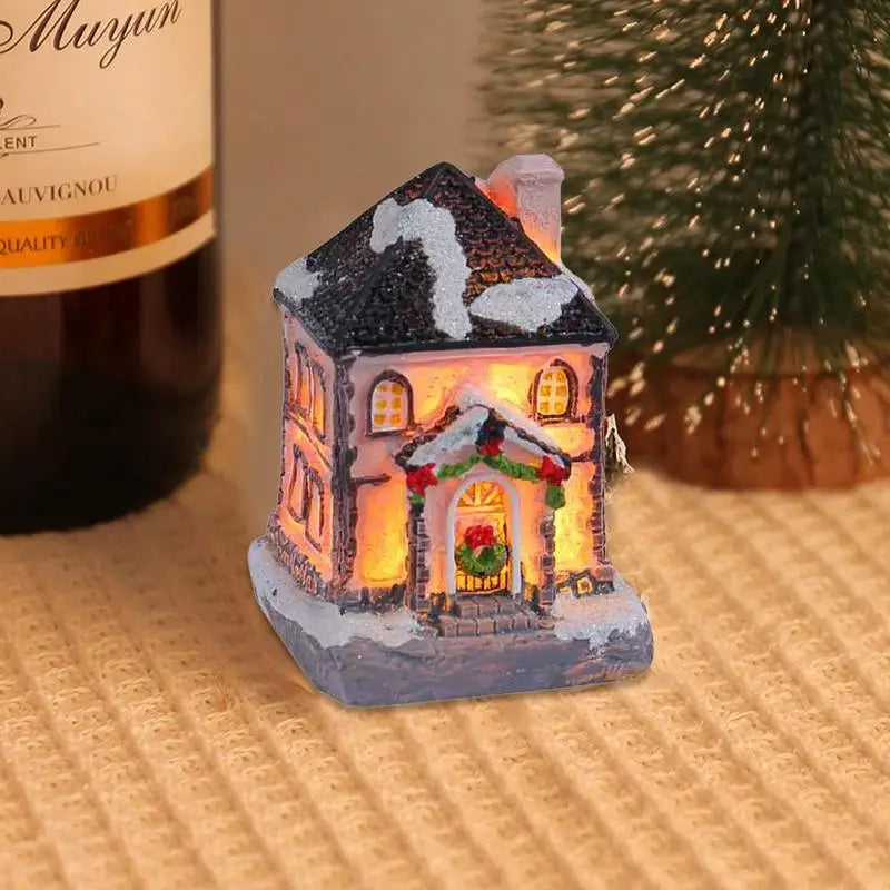 🎄 LED Christmas Village House – Light-Up Table Decor ✨