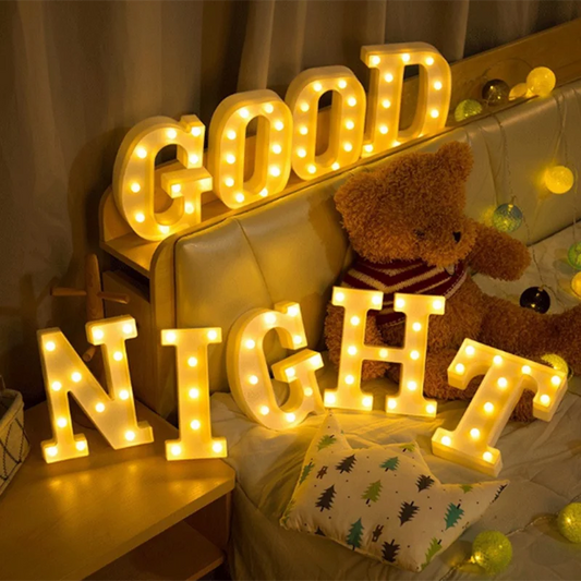 Luminous Letter Lamps – Christmas Party Glow