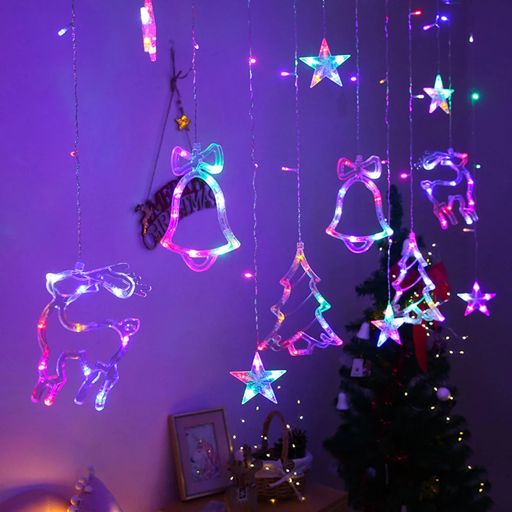 🎄 Remote-Controlled Christmas Lights Decorations ✨